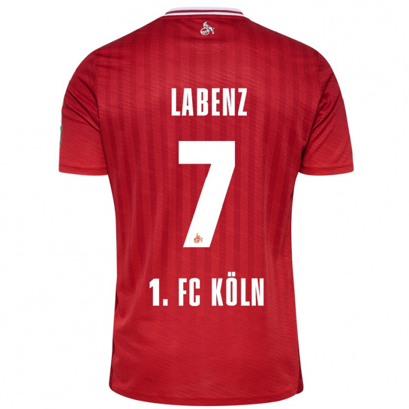 Danxen Pánské Luiz Labenz #7 Červená Bílá Daleko Hráčské Dresy 2025/26 Dres