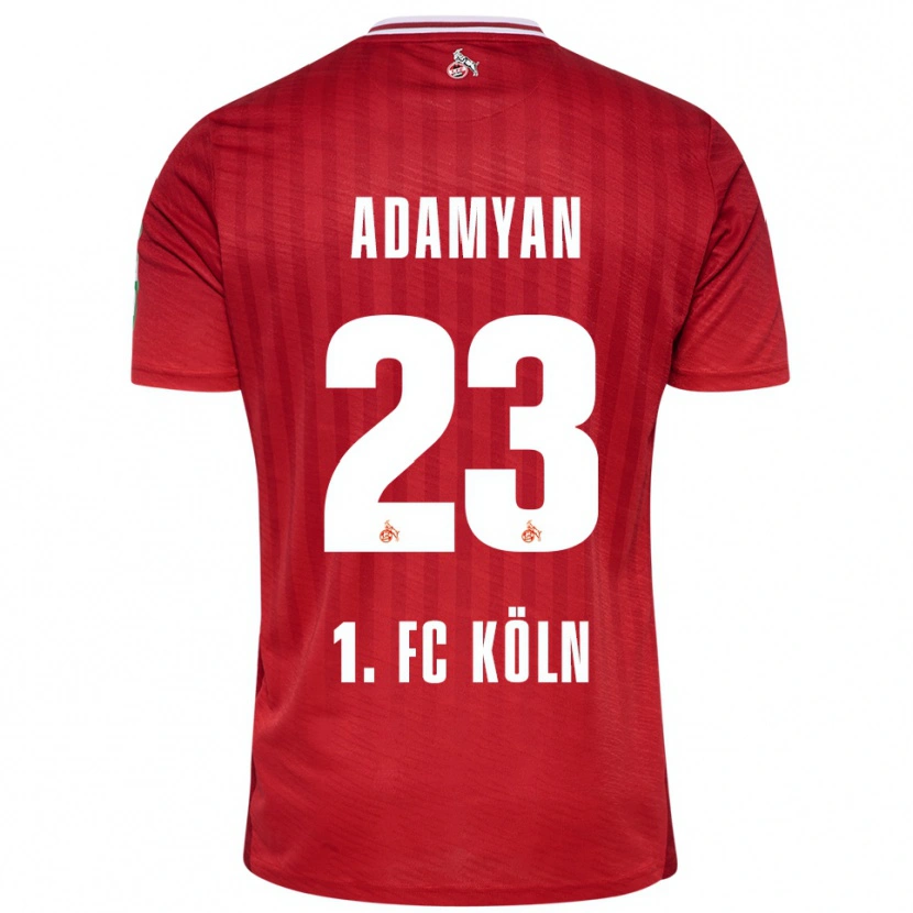 Danxen Pánské Sargis Adamyan #23 Červená Bílá Daleko Hráčské Dresy 2025/26 Dres