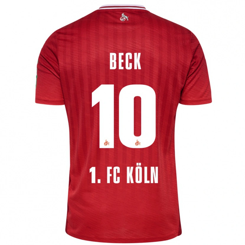 Danxen Pánské Sharon Beck #10 Červená Bílá Daleko Hráčské Dresy 2025/26 Dres