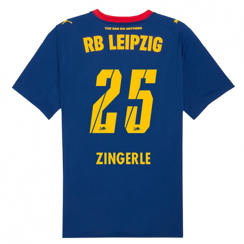 Danxen Pánské Leopold Zingerle #25 Námořnická Modř Červená Daleko Hráčské Dresy 2025/26 Dres