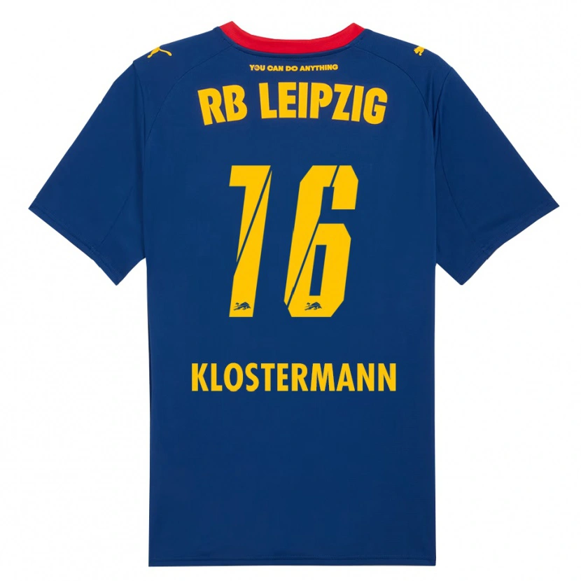 Danxen Pánské Lukas Klostermann #16 Námořnická Modř Červená Daleko Hráčské Dresy 2025/26 Dres