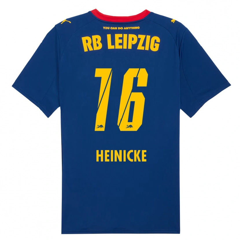 Danxen Pánské Niklas Heinicke #16 Námořnická Modř Červená Daleko Hráčské Dresy 2025/26 Dres