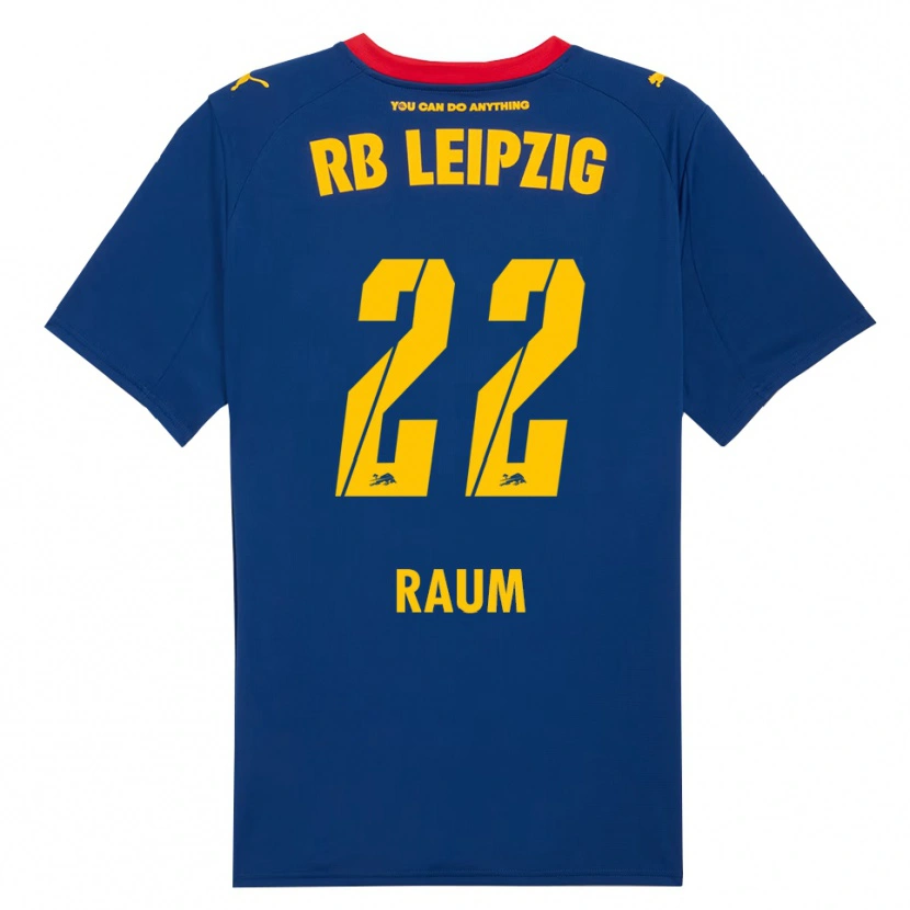 Danxen Pánské David Raum #22 Námořnická Modř Červená Daleko Hráčské Dresy 2025/26 Dres