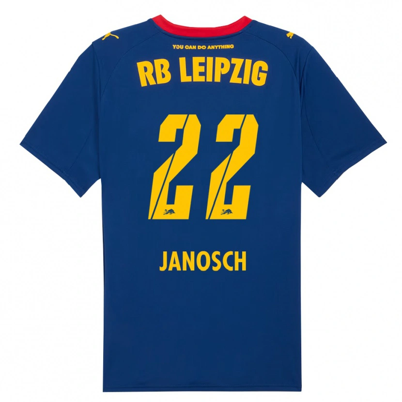 Danxen Pánské Luca Janosch #22 Námořnická Modř Červená Daleko Hráčské Dresy 2025/26 Dres