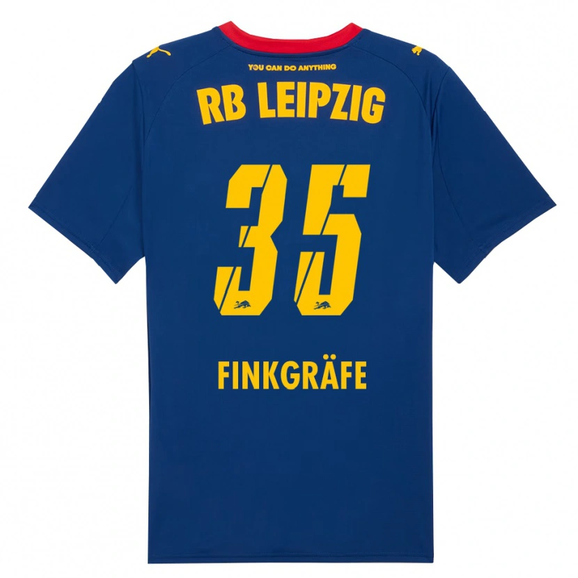 Danxen Pánské Max Finkgräfe #35 Námořnická Modř Červená Daleko Hráčské Dresy 2025/26 Dres