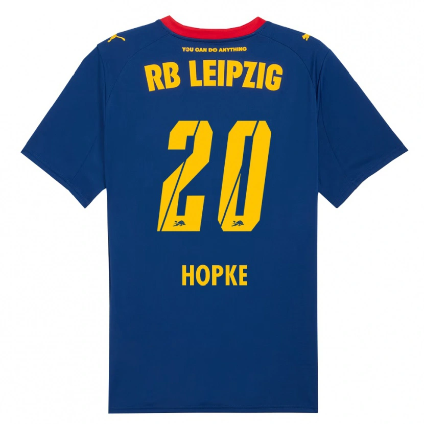 Danxen Pánské Hannes Hopke #20 Námořnická Modř Červená Daleko Hráčské Dresy 2025/26 Dres