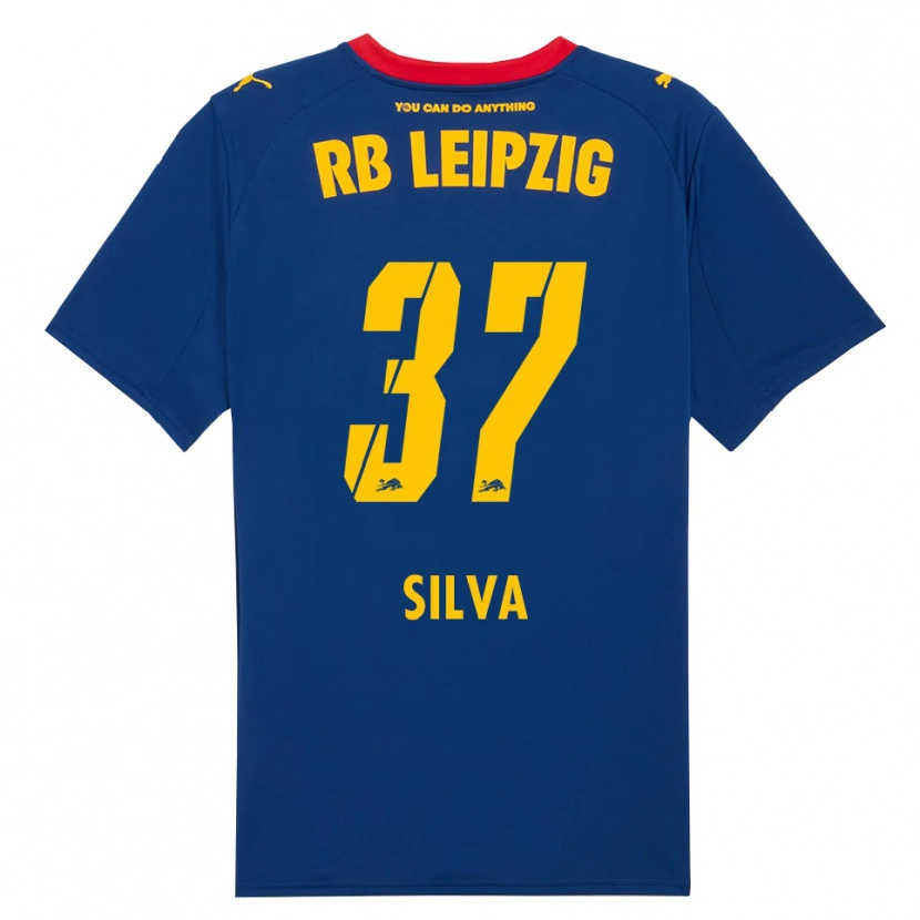 Danxen Pánské André Silva #37 Námořnická Modř Červená Daleko Hráčské Dresy 2025/26 Dres
