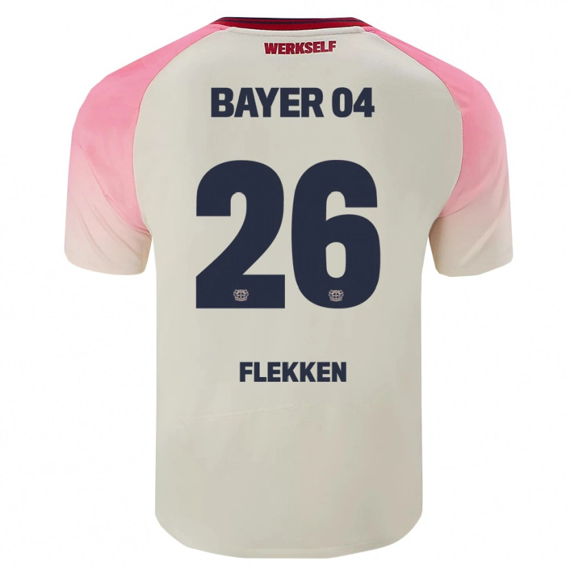 Danxen Pánské Mark Flekken #26 Růžová Špinavě Bílá Daleko Hráčské Dresy 2025/26 Dres