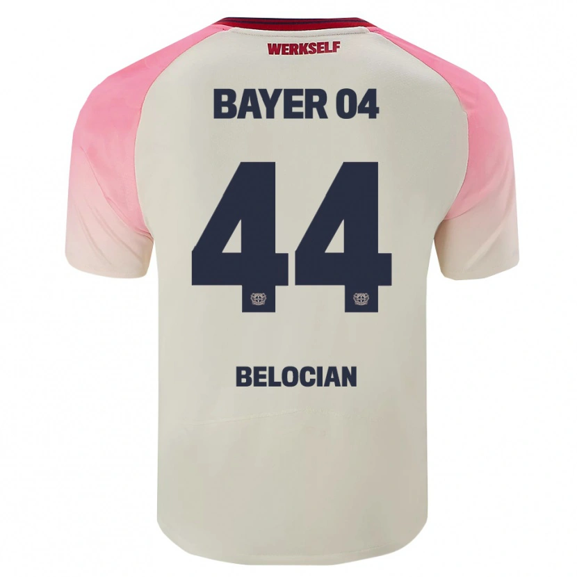 Danxen Pánské Jeanuël Belocian #44 Růžová Špinavě Bílá Daleko Hráčské Dresy 2025/26 Dres