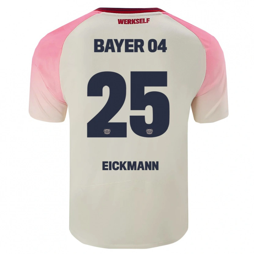 Danxen Pánské Mia Eickmann #25 Růžová Špinavě Bílá Daleko Hráčské Dresy 2025/26 Dres