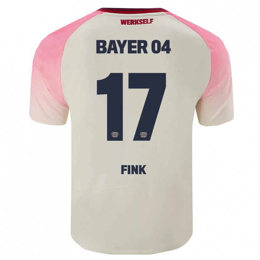 Danxen Pánské Felix Fink #17 Růžová Špinavě Bílá Daleko Hráčské Dresy 2025/26 Dres