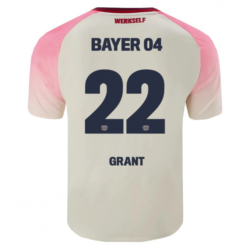 Danxen Pánské Ruby Grant #22 Růžová Špinavě Bílá Daleko Hráčské Dresy 2025/26 Dres