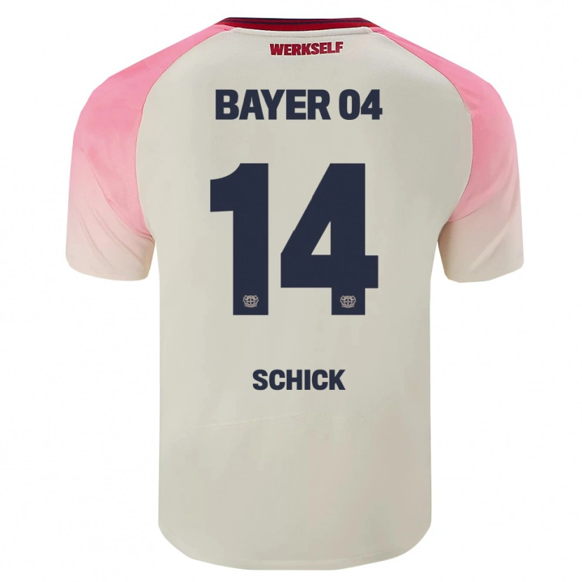 Danxen Pánské Patrik Schick #14 Růžová Špinavě Bílá Daleko Hráčské Dresy 2025/26 Dres