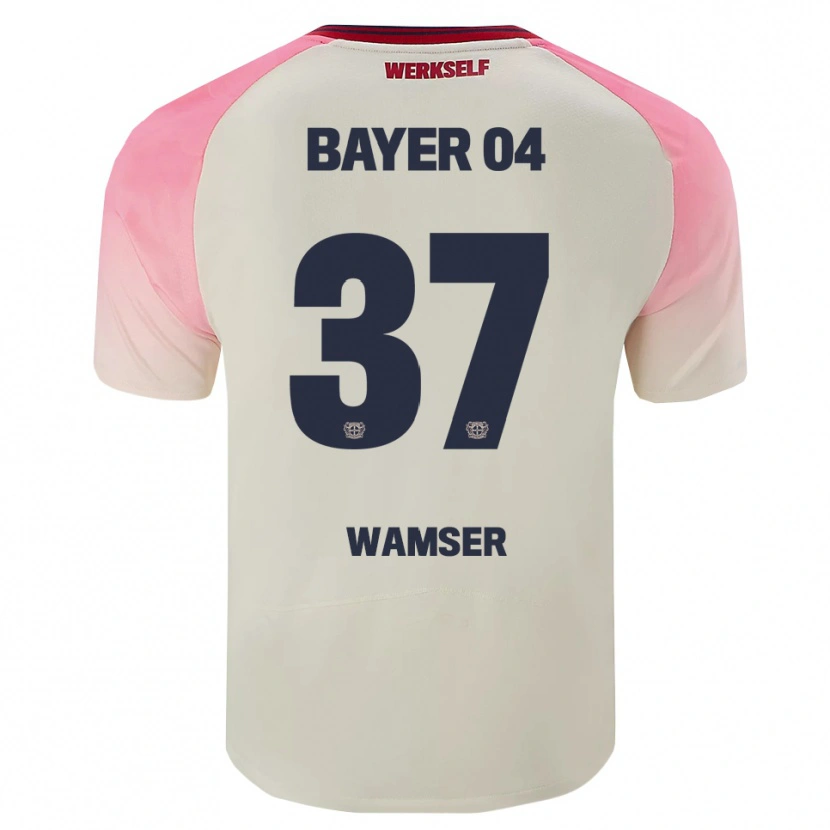 Danxen Pánské Carlotta Wamser #37 Růžová Špinavě Bílá Daleko Hráčské Dresy 2025/26 Dres
