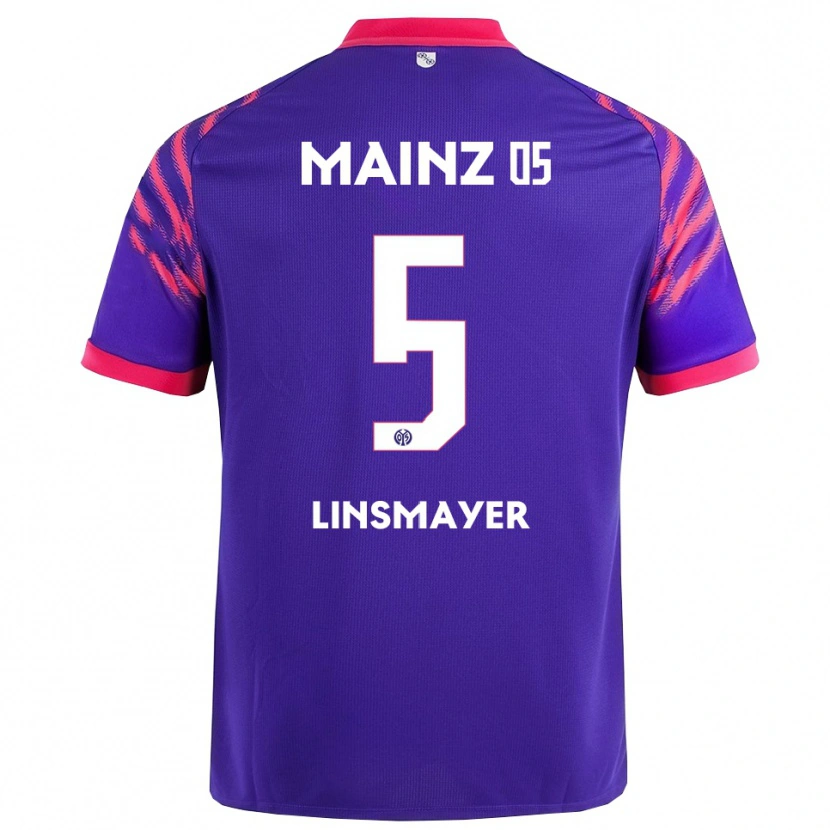 Danxen Pánské Denis Linsmayer #5 Námořnická Modř Růžová Daleko Hráčské Dresy 2025/26 Dres