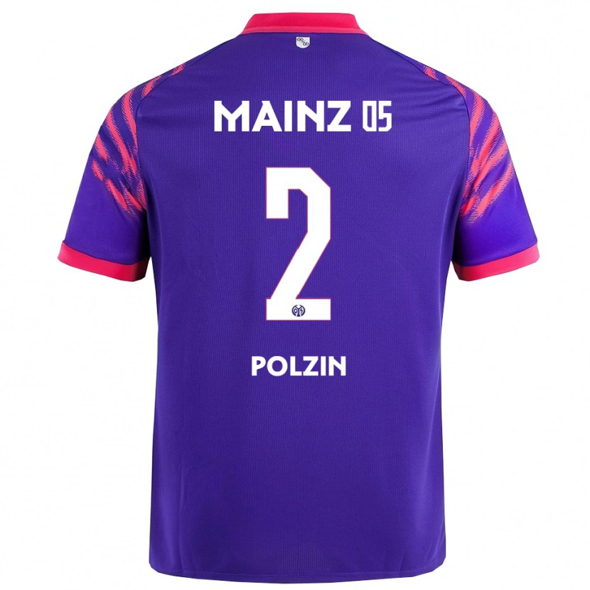 Danxen Pánské Maximilian Polzin #2 Námořnická Modř Růžová Daleko Hráčské Dresy 2025/26 Dres