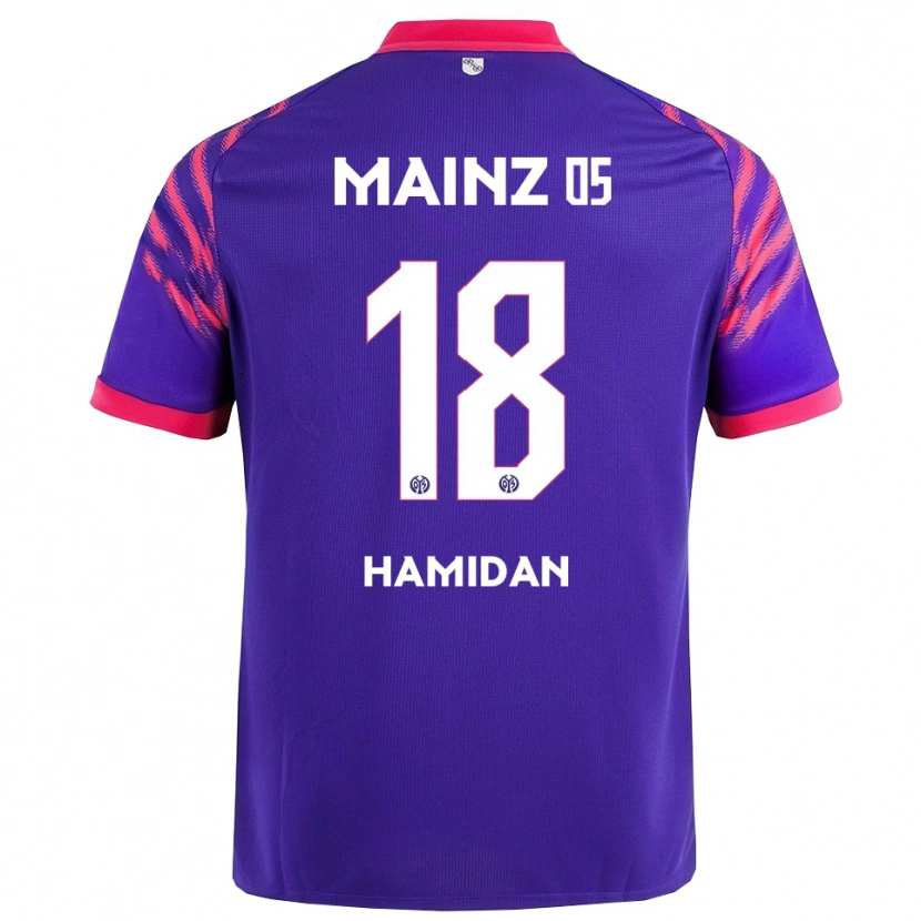 Danxen Pánské Ilyas Hamidan #18 Námořnická Modř Růžová Daleko Hráčské Dresy 2025/26 Dres