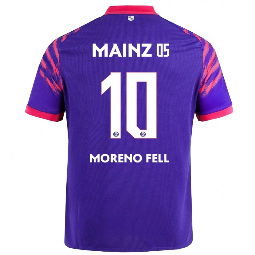 Danxen Pánské Fabio Moreno Fell #10 Námořnická Modř Růžová Daleko Hráčské Dresy 2025/26 Dres