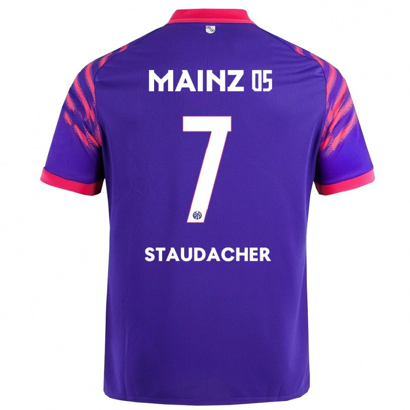 Danxen Pánské Leon Staudacher #7 Námořnická Modř Růžová Daleko Hráčské Dresy 2025/26 Dres