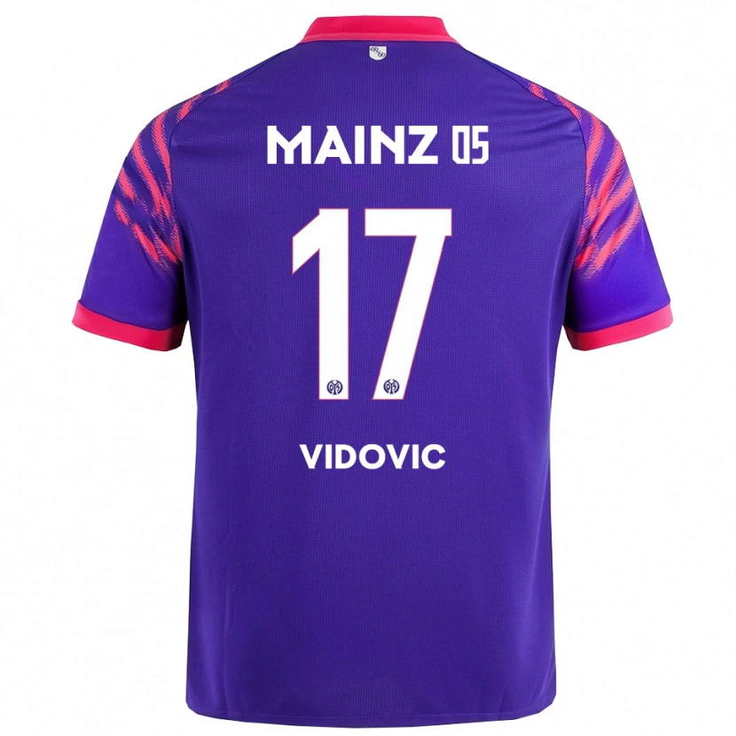 Danxen Pánské Gabriel Vidovic #17 Námořnická Modř Růžová Daleko Hráčské Dresy 2025/26 Dres