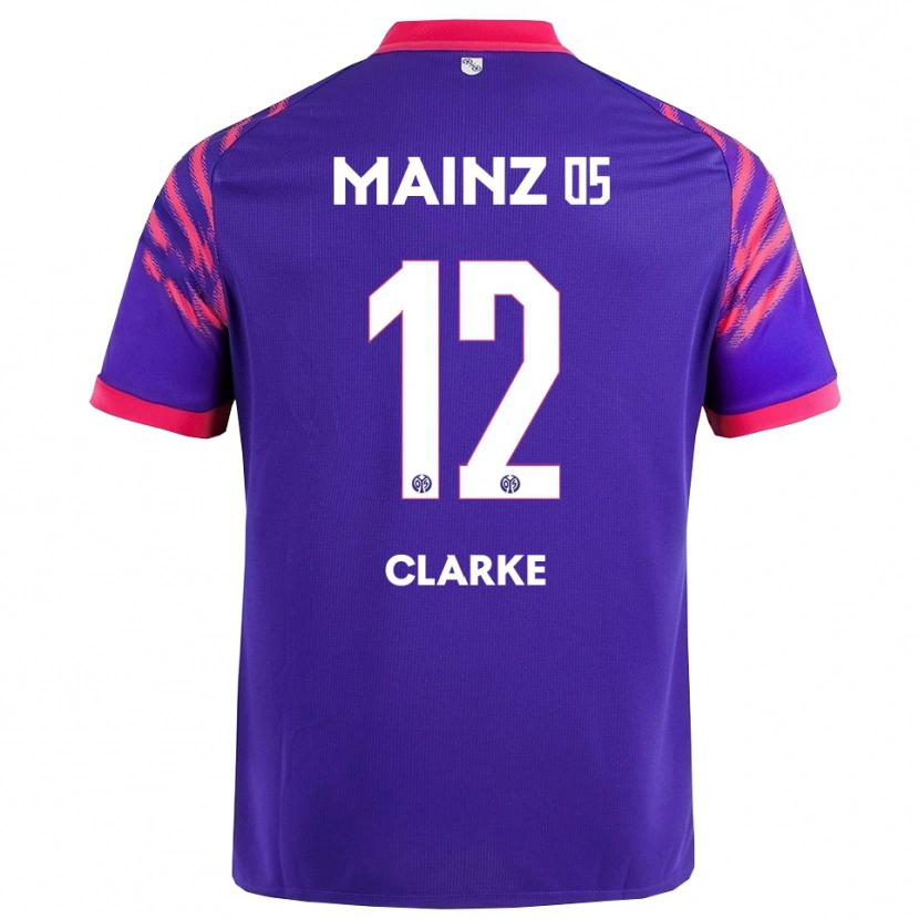 Danxen Pánské Sarah Clarke #12 Námořnická Modř Růžová Daleko Hráčské Dresy 2025/26 Dres