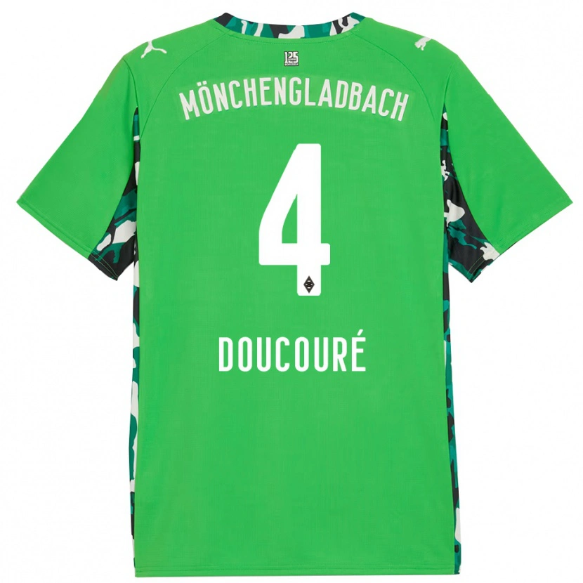 Danxen Pánské Mamadou Doucoure #4 Zelená Černá Daleko Hráčské Dresy 2025/26 Dres