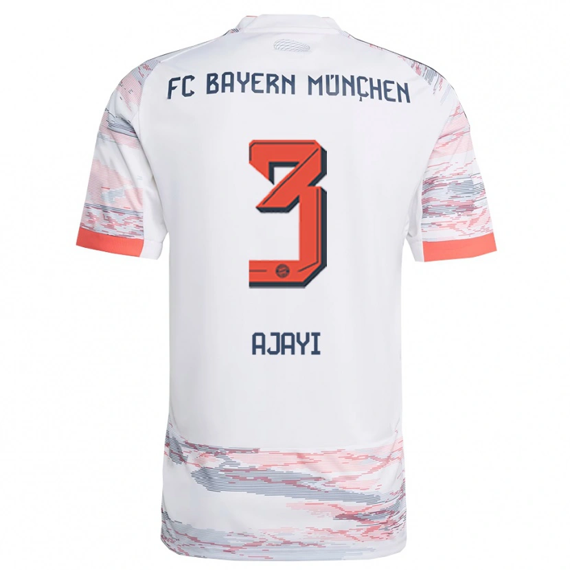 Danxen Pánské Richard Ajayi #3 Bílá Šedá Daleko Hráčské Dresy 2025/26 Dres