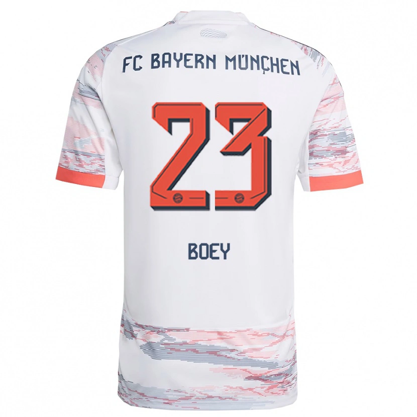 Danxen Pánské Sacha Boey #23 Bílá Šedá Daleko Hráčské Dresy 2025/26 Dres
