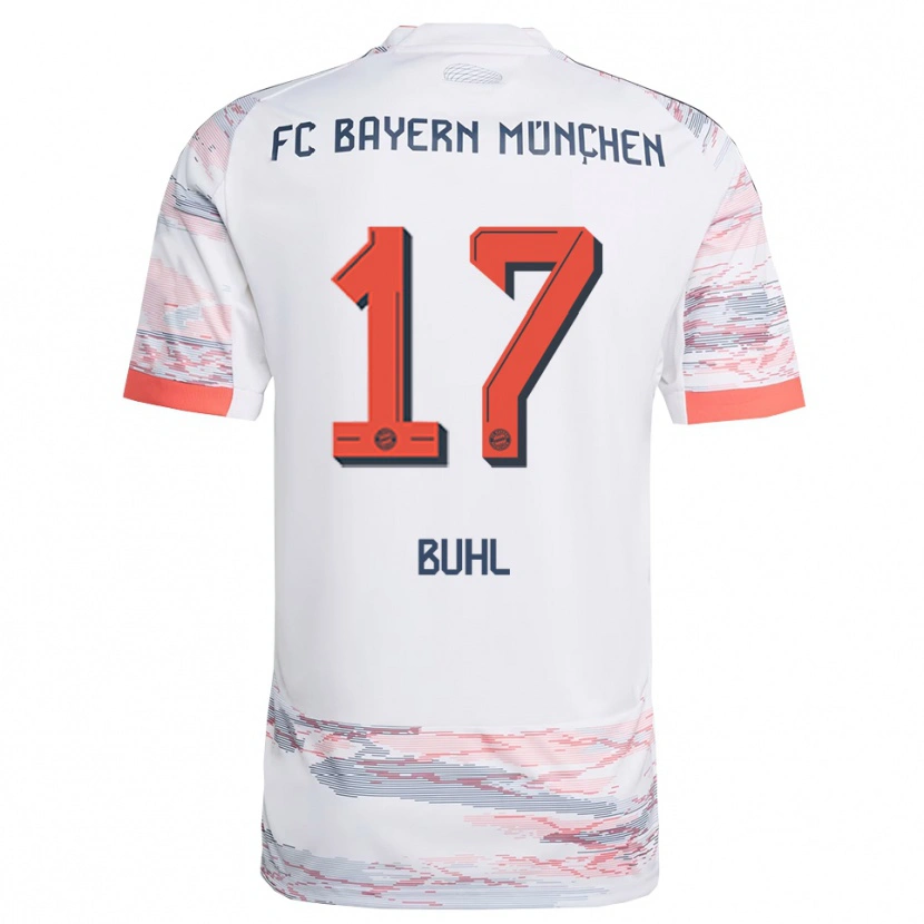 Danxen Pánské Klara Buhl #17 Bílá Šedá Daleko Hráčské Dresy 2025/26 Dres