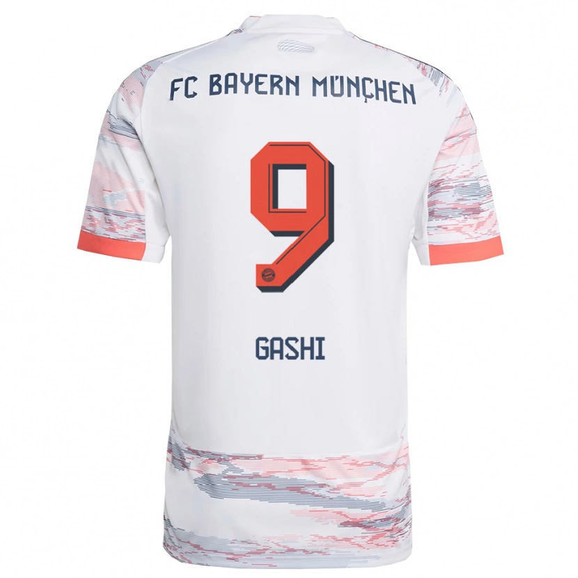 Danxen Pánské Yll Gashi #9 Bílá Šedá Daleko Hráčské Dresy 2025/26 Dres