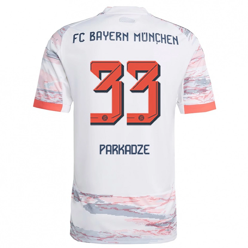 Danxen Pánské Luka Parkadze #33 Bílá Šedá Daleko Hráčské Dresy 2025/26 Dres