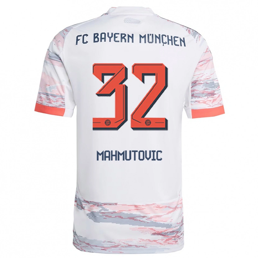 Danxen Pánské Ena Mahmutovic #32 Bílá Šedá Daleko Hráčské Dresy 2025/26 Dres