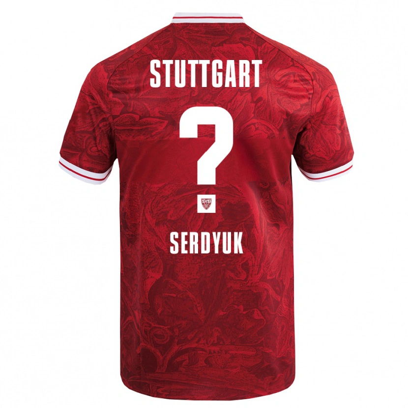 Danxen Pánské Kirill Serdyuk #0 Červená Černá Daleko Hráčské Dresy 2025/26 Dres