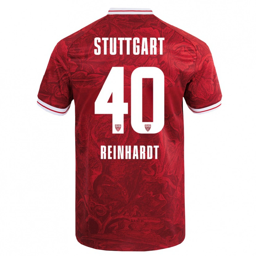 Danxen Pánské Peter Reinhardt #40 Červená Černá Daleko Hráčské Dresy 2025/26 Dres