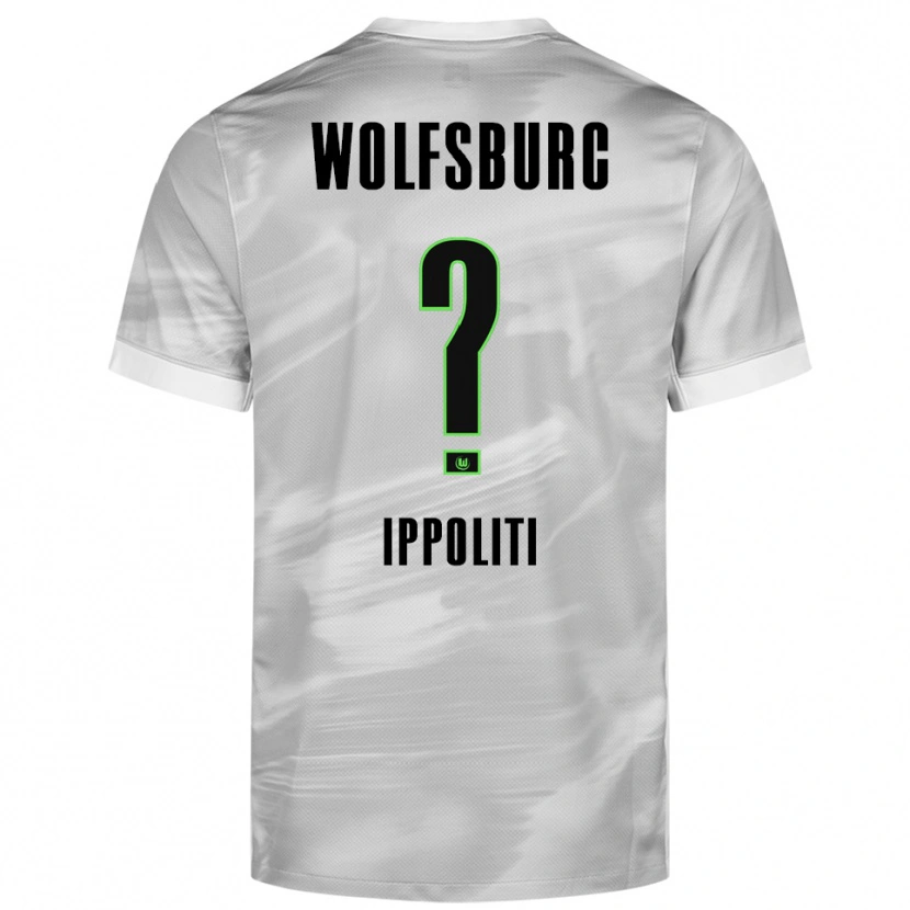 Danxen Pánské Mario Ippoliti #0 Šedá Bílá Daleko Hráčské Dresy 2025/26 Dres