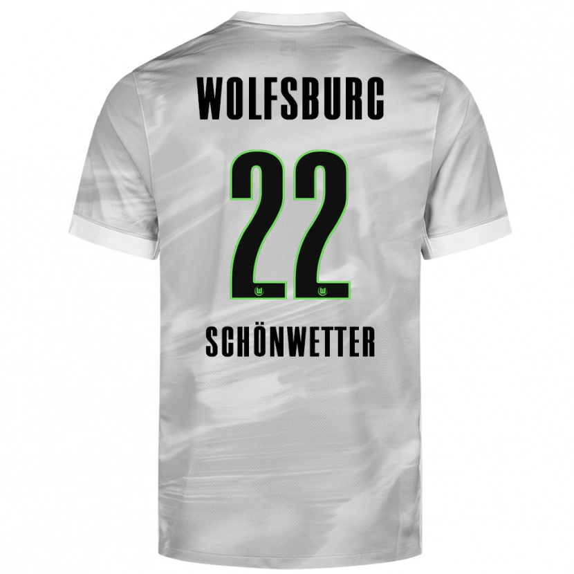 Danxen Pánské Christina Schönwetter #22 Šedá Bílá Daleko Hráčské Dresy 2025/26 Dres