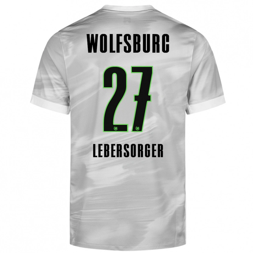 Danxen Pánské Kevin Lebersorger #27 Šedá Bílá Daleko Hráčské Dresy 2025/26 Dres