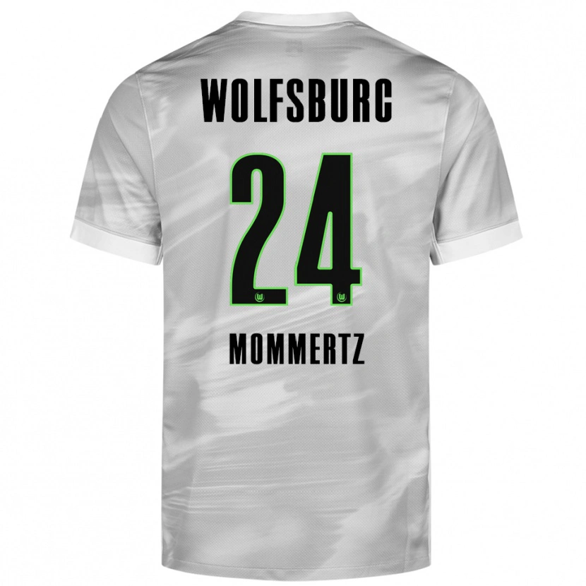 Danxen Pánské Benjamin Mommertz #24 Šedá Bílá Daleko Hráčské Dresy 2025/26 Dres