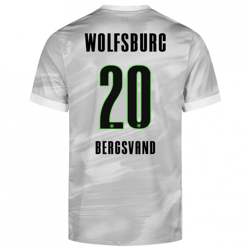 Danxen Pánské Guro Bergsvand #20 Šedá Bílá Daleko Hráčské Dresy 2025/26 Dres