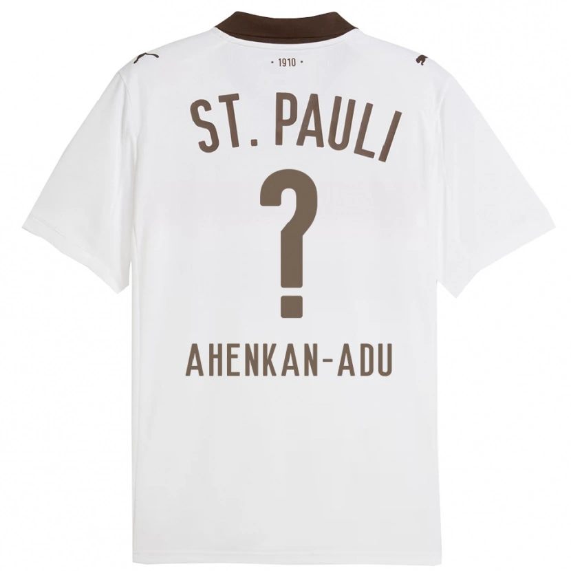 Danxen Pánské Calvin Ahenkan-Adu #0 Bílá Červená Daleko Hráčské Dresy 2025/26 Dres