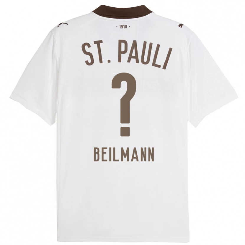 Danxen Pánské Erwin Beilmann #0 Bílá Červená Daleko Hráčské Dresy 2025/26 Dres