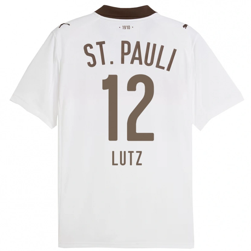 Danxen Pánské Josefin Lutz #12 Bílá Červená Daleko Hráčské Dresy 2025/26 Dres