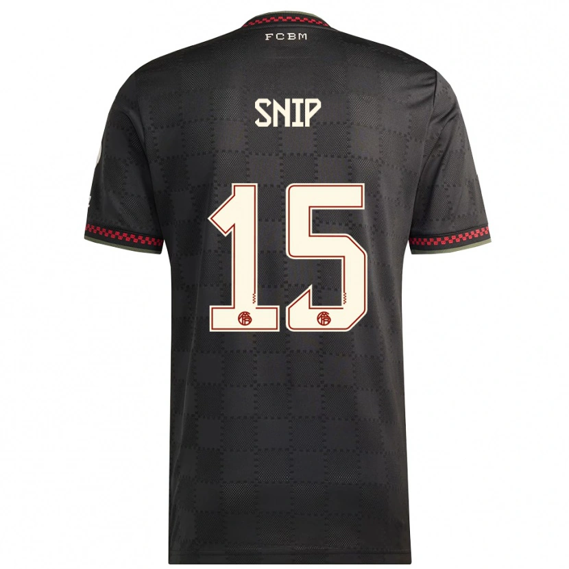 Danxen Pánské Roy Snip #15 Černá Bílá Třetí Hráčské Dresy 2025/26 Dres