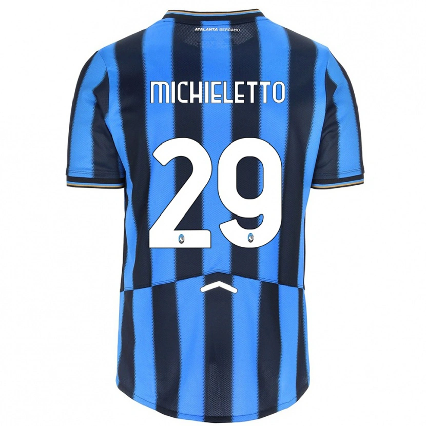 Danxen Dámské Andrea Michieletto #29 Nebesky Modrá Černá Domů Hráčské Dresy 2025/26 Dres