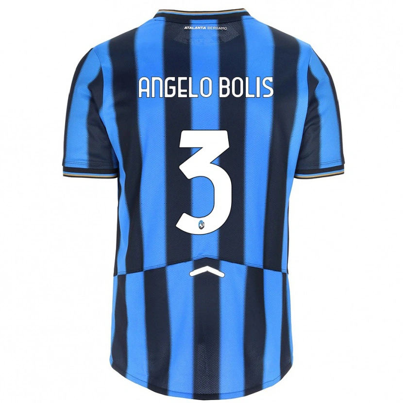 Danxen Dámské Tommaso Angelo Bolis #3 Nebesky Modrá Černá Domů Hráčské Dresy 2025/26 Dres