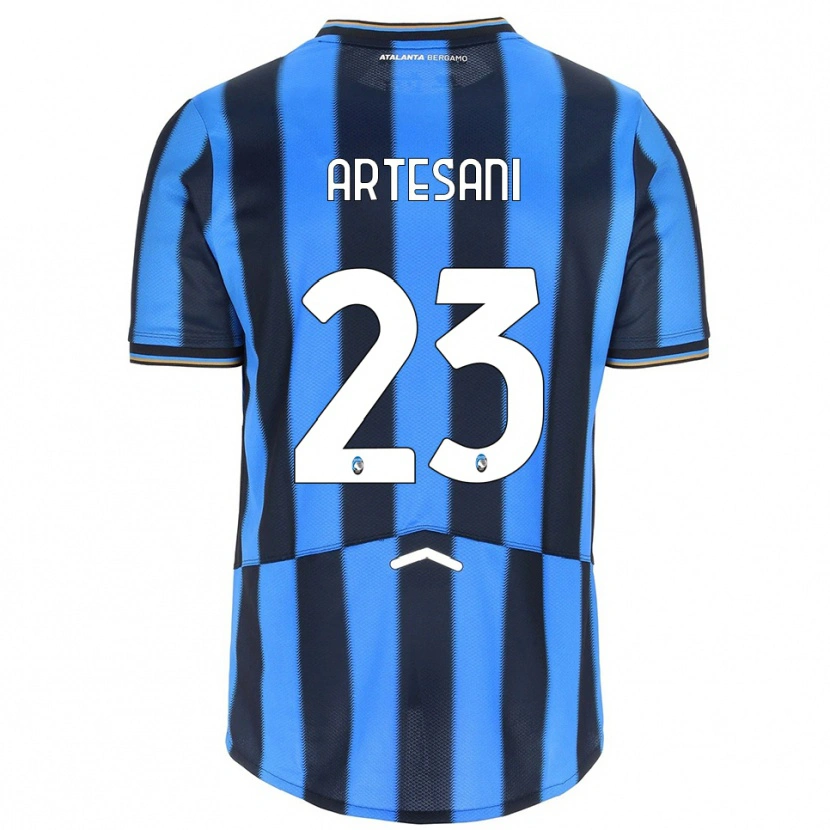Danxen Dámské Nicolò Artesani #23 Nebesky Modrá Černá Domů Hráčské Dresy 2025/26 Dres