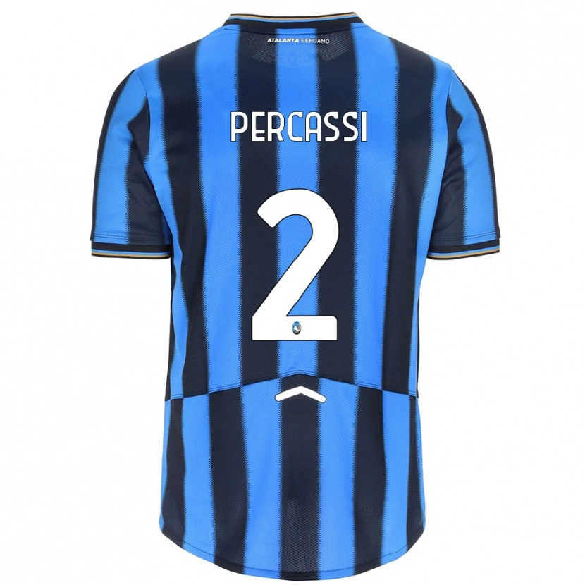 Danxen Dámské Giovanni Percassi #2 Nebesky Modrá Černá Domů Hráčské Dresy 2025/26 Dres