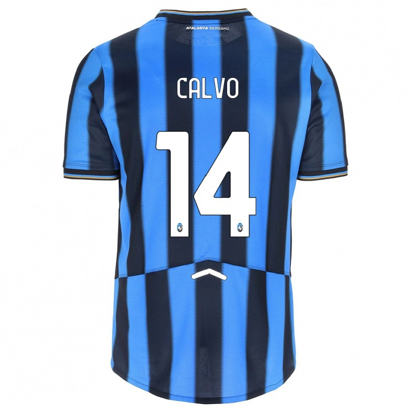 Danxen Dámské Filippo Calvo #14 Nebesky Modrá Černá Domů Hráčské Dresy 2025/26 Dres