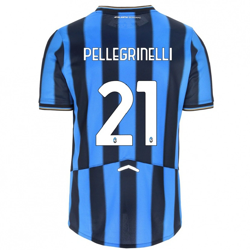 Danxen Dámské Giorgia Pellegrinelli #21 Nebesky Modrá Černá Domů Hráčské Dresy 2025/26 Dres