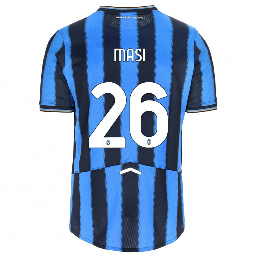 Danxen Dámské Alberto Masi #26 Nebesky Modrá Černá Domů Hráčské Dresy 2025/26 Dres